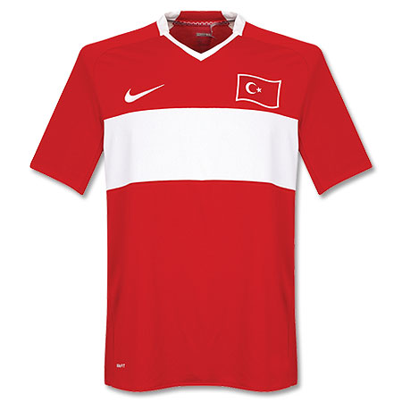 T&uuml;rkei Home 2008 - 2009 Nike