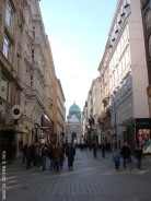 Blick durch den Kohlmarkt Richtung Hofburg